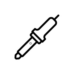 Soldering Iron Icon Ideal for Electronics and DIY Projects