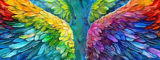 Wings of Color: An Artistic Expression