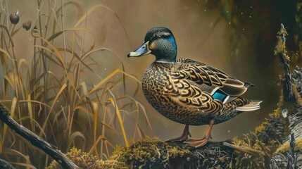 The blue winged teal known scientifically as Spatula discors is a type of duck that is smaller in size compared to other dabbling ducks and is native to North America