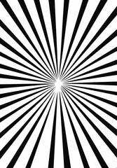 Obraz premium Black and White Radial Optical Illusion