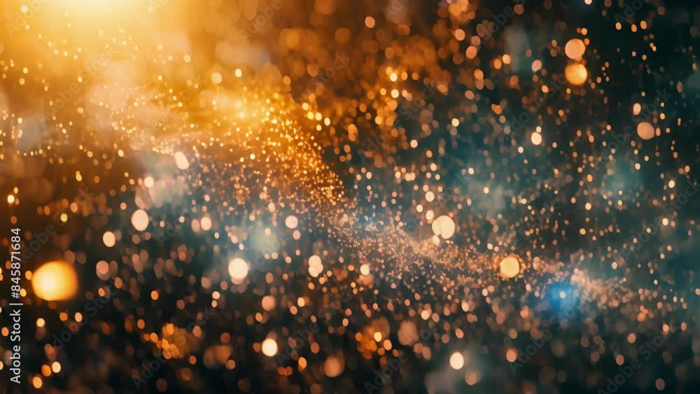 Aufkleber an image of particles colliding and exploding exemplifying the unpredictable and explosive nature of