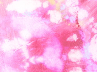 Fototapeta premium Gold Tie Die Print. Paint Abstraction. Pink