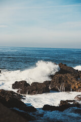 ocean waves by the beach
