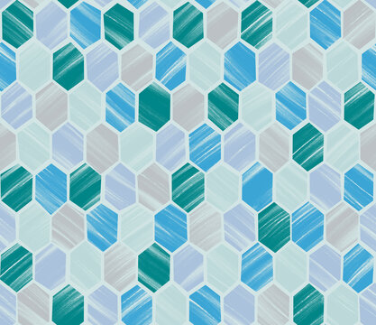 Hive Pantone Ultra-Steady, Hexagon / Honeycomb - Digital Papers I Seamless Fabric Pattern | Scrapbook Paper | Paper Set | Printable Designer Background