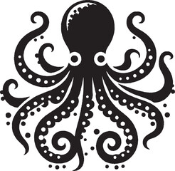 Intricate Octopus Vector Art Illustration