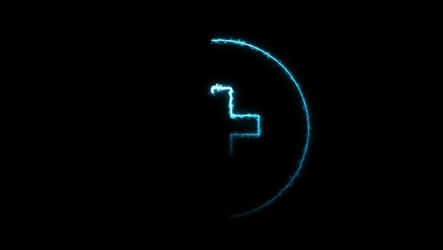 neon animaton 4k vedios background