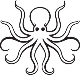 Intricate Octopus Vector Art Illustration