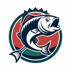 Fishing theme vector artwork  illustration svg