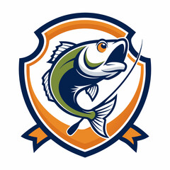 Fishing theme vector artwork  illustration svg