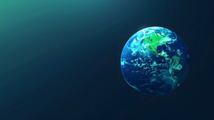 Fototapeta premium Earth day concept on white background, World environment day