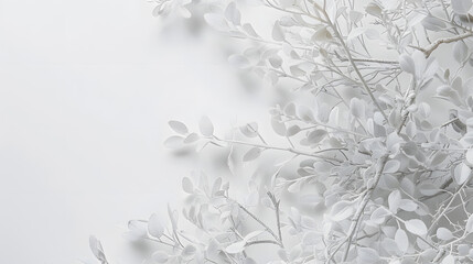 White abstract texture background. AI Generated
