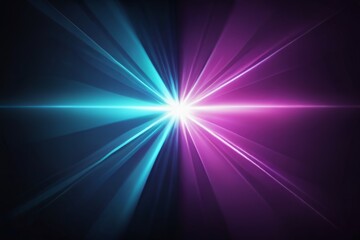 Obraz premium Colourful glare on a dark background.