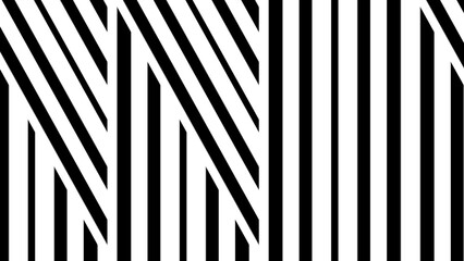 Abstract background with black and white stripes.Backdrop in UHD format 3840 x 2160.Wallpaper 4k.