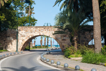 Old bridge to Neratzia Castle Kos City Kos Island South Aegean Region (Südliche Ägäis) Greece