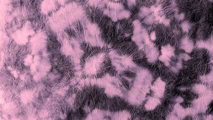 Pastel Plaster Wallpaper. Pink Dye In Water. Rose