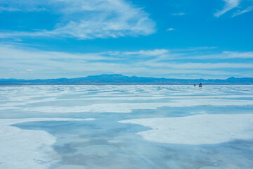 Landscape of  Salar de Uyuni (Uyuni Salt Flat) - Uyuni, Bolivia