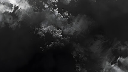 Black texture background with copyspace for your design. AI Generated