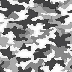Simple Camouflage seamless pattern in Gray. Military camouflage. illustration formats 4096 x 4096