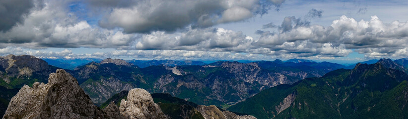 panorama of the mountains