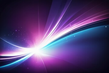 Colourful glare on a dark background.