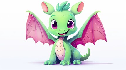 Obraz premium cartoon dragon