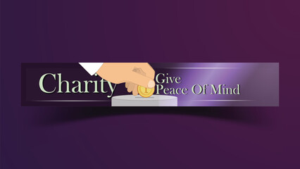 banner for charity events