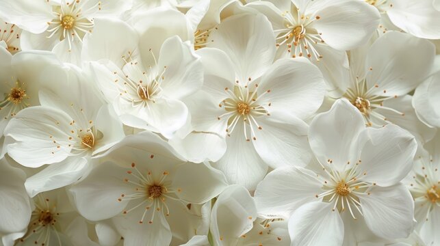 Flowers in white embody harmony and tranquility through their color devoid of conflicts or emotions