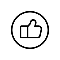 Thumbs Up Icon Perfect for Approval and Positive Feedback Illustrations