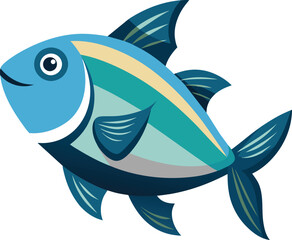 Fish Vector Illustration Icon