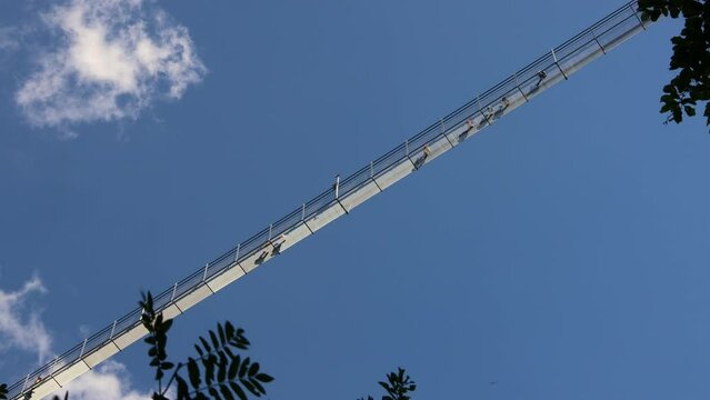 the famous skywalk of willingen germany 4k 25fps video