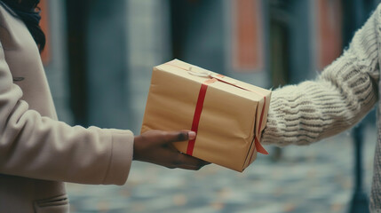 Offrir un cadeau, la magie de donner femme homme