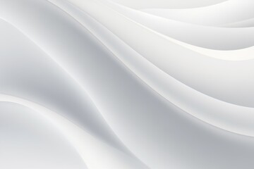 Modern Elegance, White and Gray Backdrop with Sleek Waves for Diverse Presentations and Designs