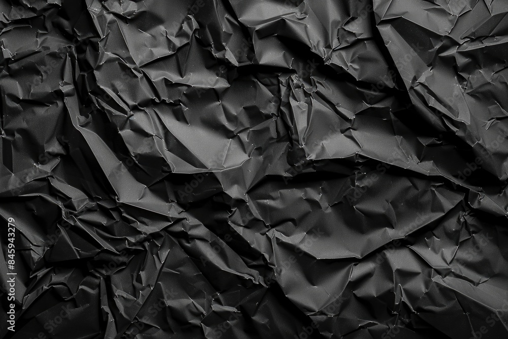 Poster A close-up shot of a piece of black paper with no visible texture or pattern