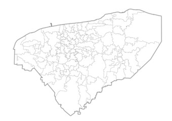 Fototapeta premium Municipios del estado de Yucatán, México