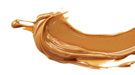 Close-up shot of a banana covered in chocolate