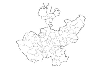Municipios del estado de Jalisco, México © Stockchi