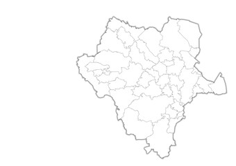 Municipios del estado de Durango, México © Stockchi