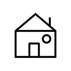 Home Icon Ideal for Real Estate and Housing Designs