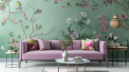 Elegancia Oriental: Dise&ntilde;o de Interiores Inspirado en Chinoiserie
