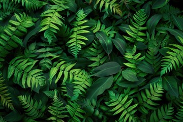 Close-up of a group of green leaves