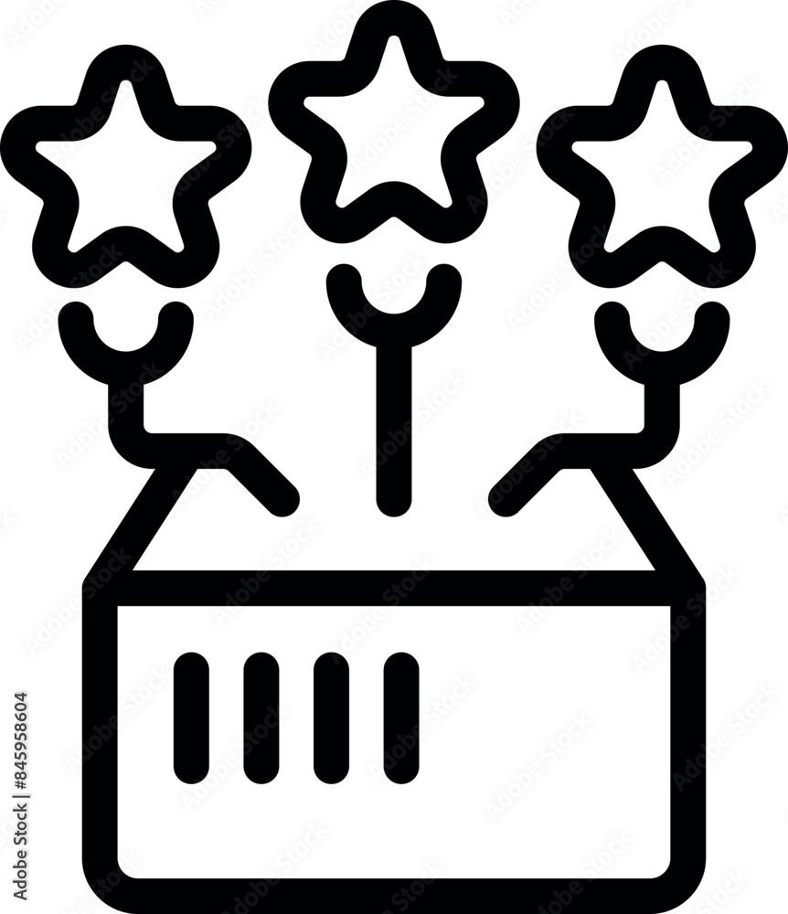 Poster server room achieving high quality results with three stars rating system