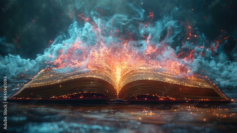 Aufkleber student understand physics book from the first time.generative ai
