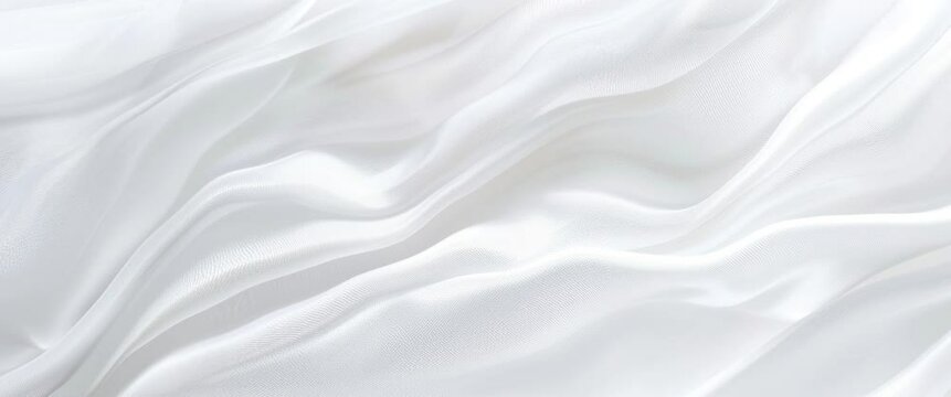 White cloth fabric clean background animation 

