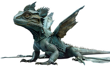 Obraz premium Fantasy Basilisk Stalkers Isolated on Transparent Background