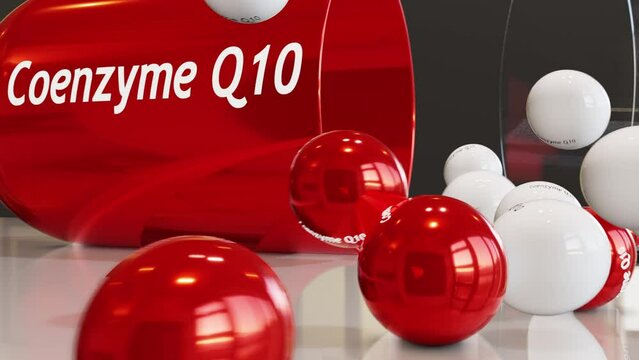 Coenzyme Q10 Capsule (Slow Motion)