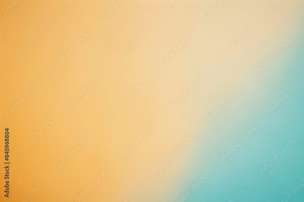 Aufkleber turquoise and orange are blending into a gradient, forming a blurred abstract background. this color