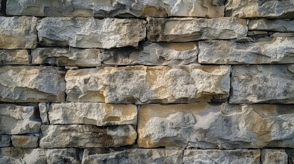 Texture of a wall made of stone