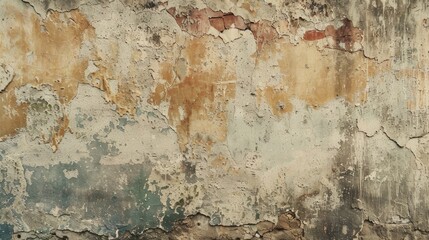 Fototapeta premium Texture of weathered plaster walls