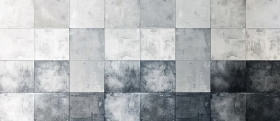Background image featuring a concrete tile wall with different shades of grey, forming a pattern and showing a gradient from light grey to dark grey