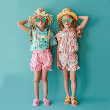 concept friendship -two girl friends 